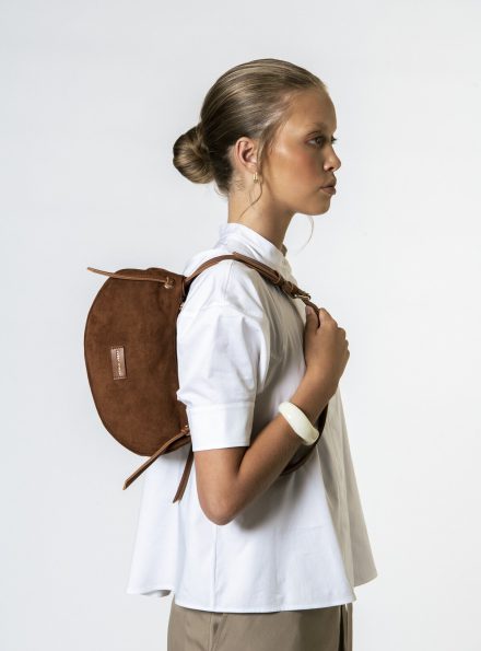 Tassel Slouch Shoulder Brown