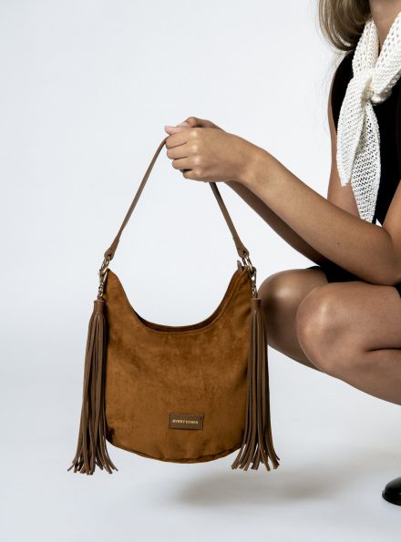 Scoop Top Tassle Bag